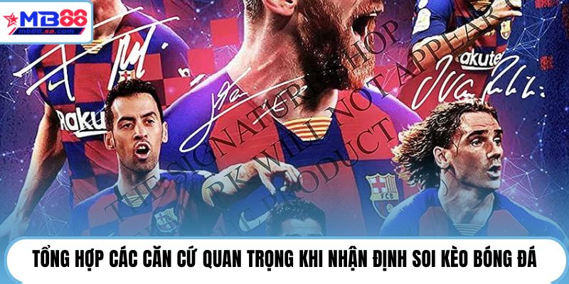 Tổng hợp các căn cứ quan trọng khi nhận định soi kèo bóng đá